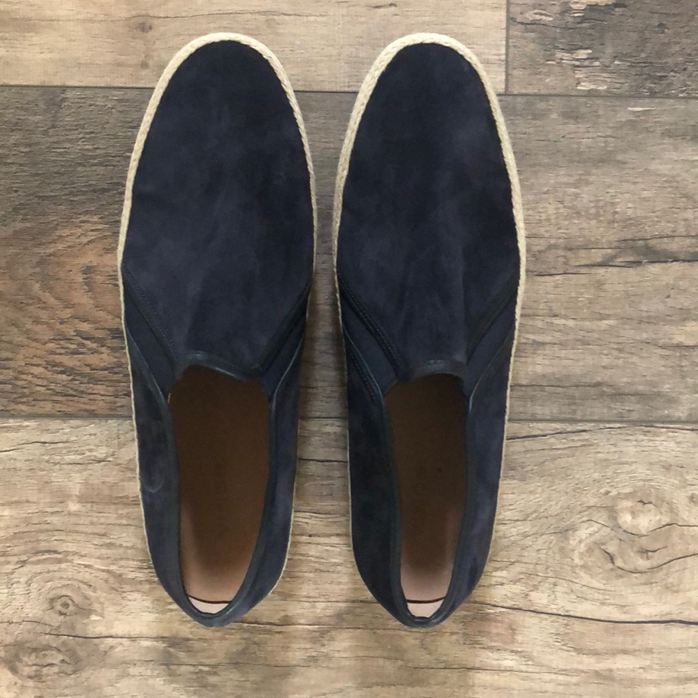 Men’s Vince Slip-on Blue Navy  Suède Sneakers